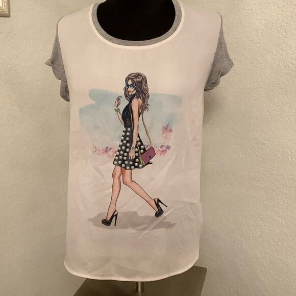 Barcode Clothing Glamour Lightweight Top Tunic Size L - Picture 1 of 8